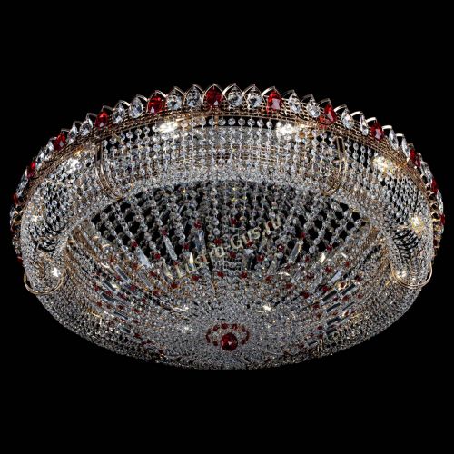 Люстра Кольцо Классика №12 красная в Химках Гусь Хрустальный