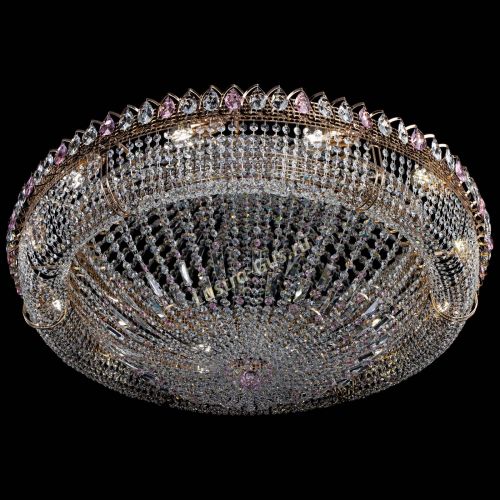 Люстра Кольцо Классика №12 розовая в Химках Гусь Хрустальный