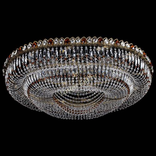 Люстра Кольцо Овал №17 под бронзу чайная в Химках Гусь Хрустальный