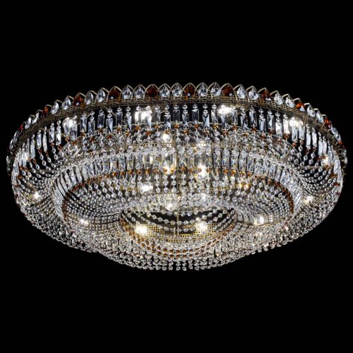 Люстра Кольцо Овал №17 под бронзу чайная в Химках Гусь Хрустальный