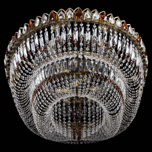 Люстра Кольцо Овал №17 под бронзу чайная в Химках Гусь Хрустальный