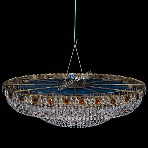 Люстра Кольцо Овал №17 под бронзу чайная в Химках Гусь Хрустальный