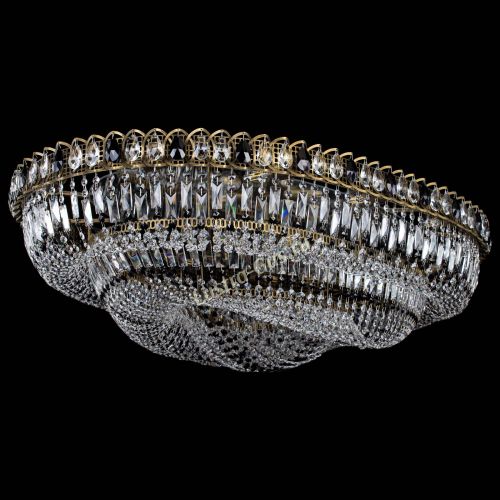 Люстра Кольцо Овал №17 под бронзу черная в Химках Гусь Хрустальный