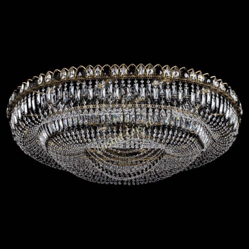 Люстра Кольцо Овал №17 под бронзу черная в Химках Гусь Хрустальный