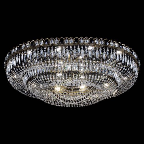 Люстра Кольцо Овал №17 под бронзу черная в Химках Гусь Хрустальный