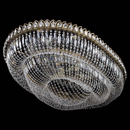 Люстра Кольцо Овал №17 под бронзу в Химках Гусь Хрустальный