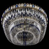 Люстра Кольцо Овал №17 под бронзу синяя в Химках