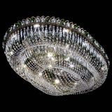 Люстра Кольцо Овал №17 под бронзу зеленая в Химках