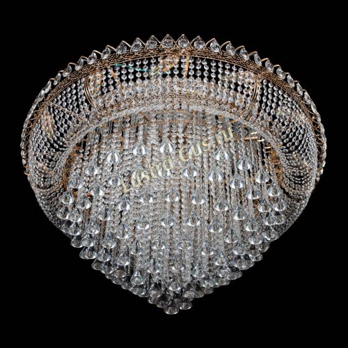 Люстра Кольцо Пирамида Конус 1000 мм в Химках Гусь Хрустальный