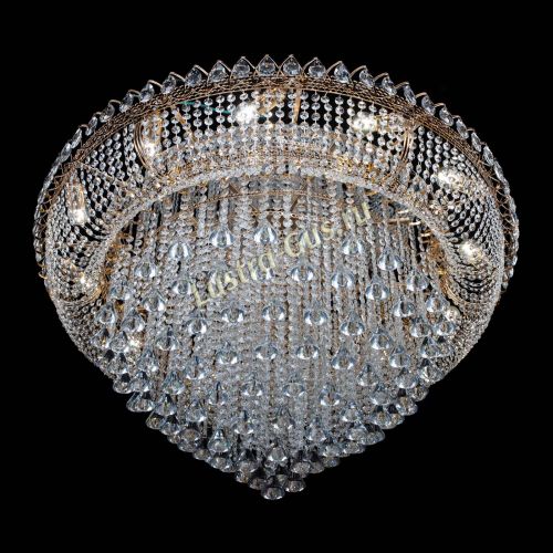 Люстра Кольцо Пирамида Конус 1000 мм в Химках Гусь Хрустальный