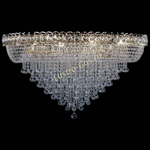 Люстра Кольцо Пирамида Шар 30 большая в Химках Гусь Хрустальный