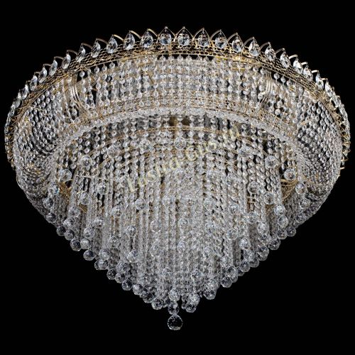 Люстра Кольцо Пирамида Шар 30 большая в Химках Гусь Хрустальный