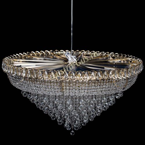 Люстра Кольцо Пирамида Шар 30 большая в Химках Гусь Хрустальный