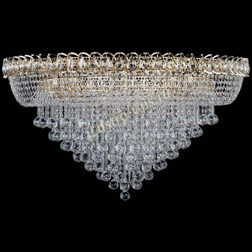 Люстра Кольцо Пирамида Шар 40 большая в Химках Гусь Хрустальный