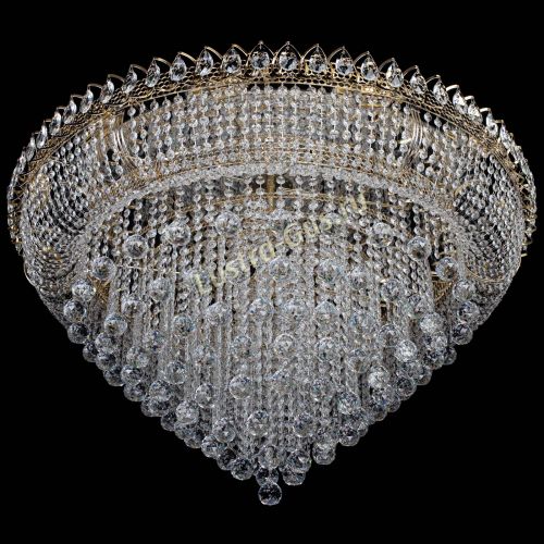 Люстра Кольцо Пирамида Шар 40 большая в Химках Гусь Хрустальный