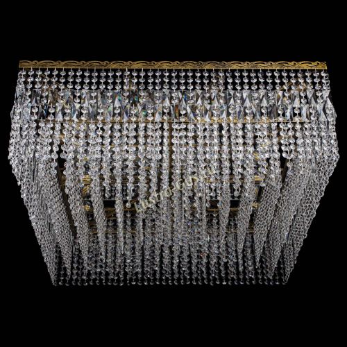 Люстра Квадрат 800 мм под бронзу в Химках Гусь Хрустальный