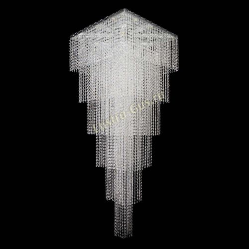 Люстра Квадрат Каскад №8 в Химках Гусь Хрустальный