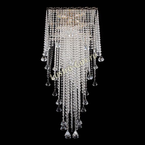 Люстра Квадрат Водопад с конусами в Химках Гусь Хрустальный