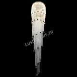 Люстра Милан каскад шар черный в Химках