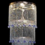 Люстра Милан каскад шар фиолетовый в Химках