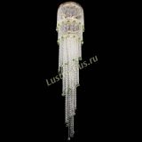 Люстра Милан каскад шар зеленый в Химках