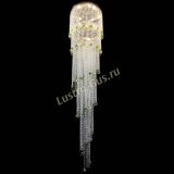 Люстра Милан каскад шар зеленый в Химках