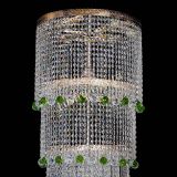 Люстра Милан каскад шар зеленый в Химках