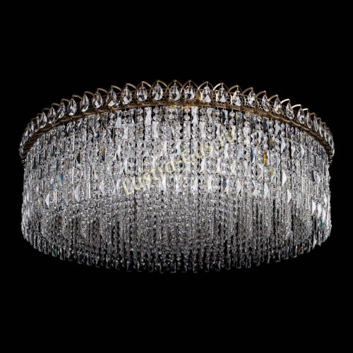 Люстра Октава большая №12 под бронзу в Химках Гусь Хрустальный