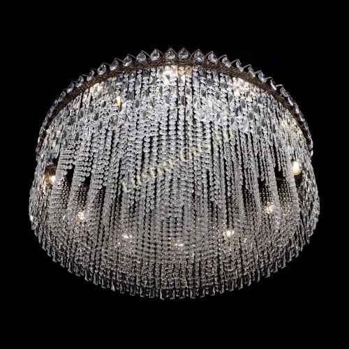 Люстра Октава большая №12 под бронзу в Химках Гусь Хрустальный