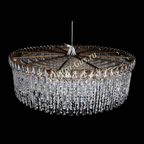 Люстра Октава большая №12 под бронзу в Химках Гусь Хрустальный