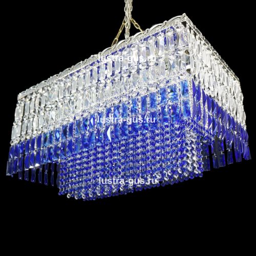 Люстра Капель Прямоугольная Пластинка в Химках Гусь Хрустальный