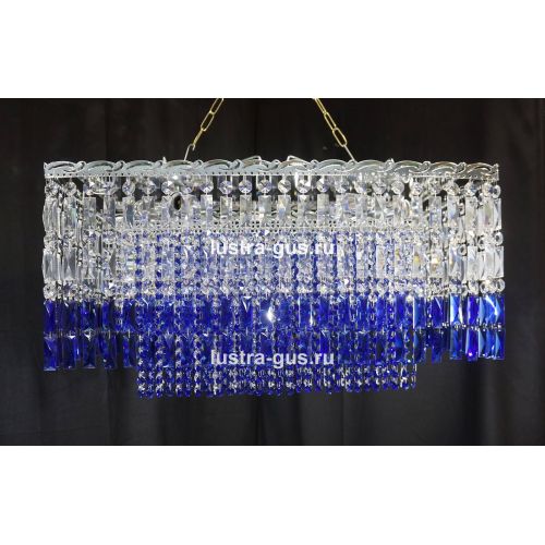 Люстра Капель Прямоугольная Пластинка в Химках Гусь Хрустальный