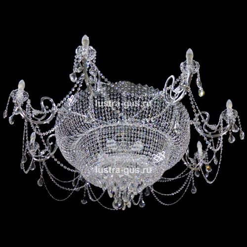 Люстра Сластёна со свечами в Химках Гусь Хрустальный
