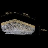 Люстра Прямоугольник Италия №8 в Химках