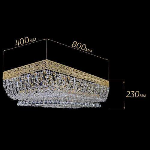 Люстра Прямоугольник Италия №8 в Химках Гусь Хрустальный