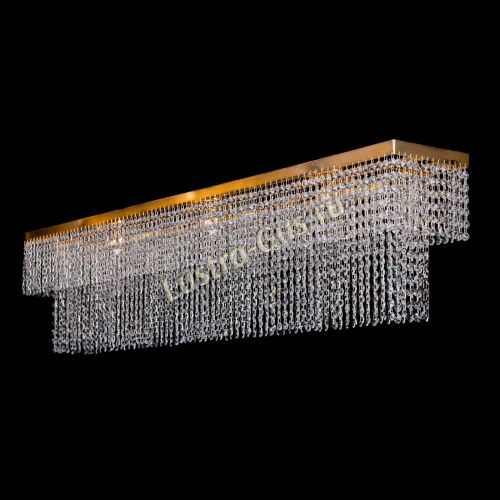 Люстра Прямоугольник Капель в Химках Гусь Хрустальный