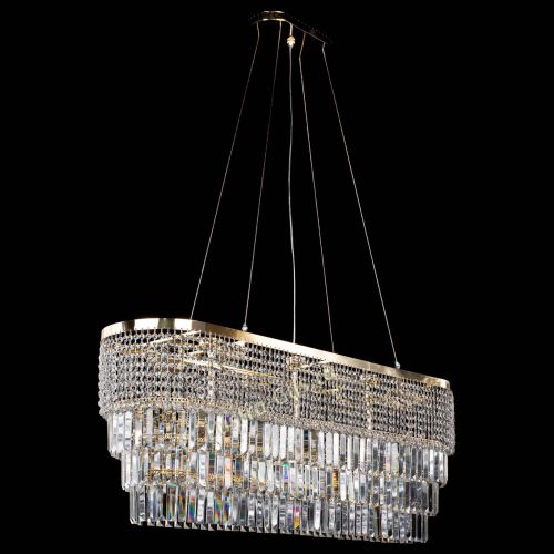 Люстра Прямоугольник Сигма №14 пластинка в Химках Гусь Хрустальный