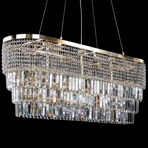 Люстра Прямоугольник Сигма №14 пластинка в Химках Гусь Хрустальный