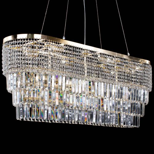 Люстра Прямоугольник Сигма №14 пластинка в Химках Гусь Хрустальный