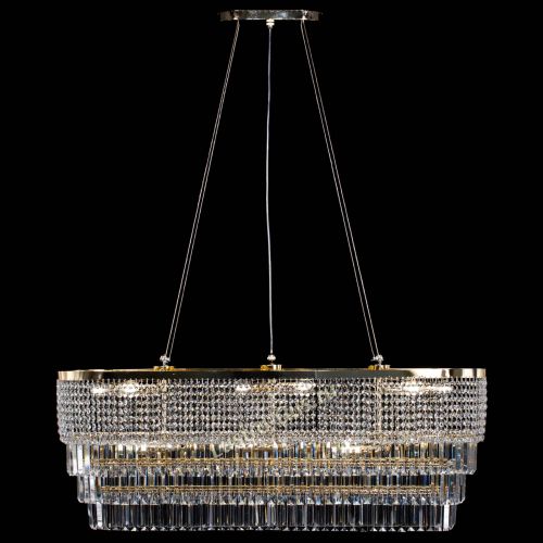 Люстра Прямоугольник Сигма №14 пластинка в Химках Гусь Хрустальный