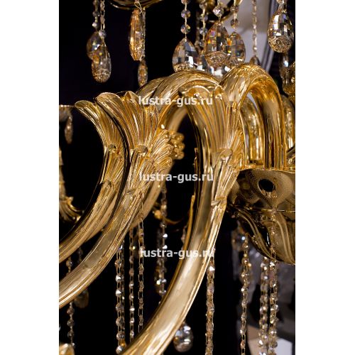 Люстра Венера золото № 30 в Химках Гусь Хрустальный