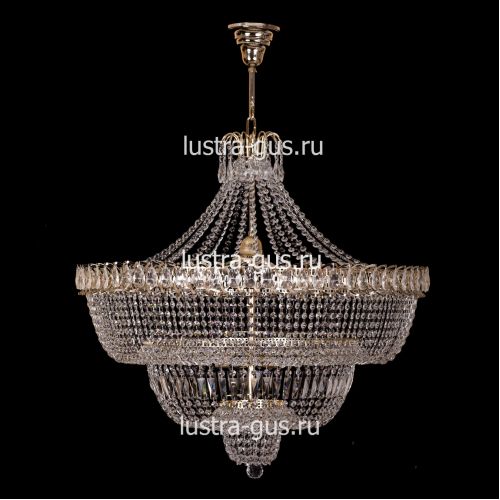 Люстра Водопад большой с подвесом в Химках Гусь Хрустальный