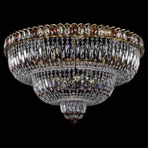 Люстра Водопад Обтикон №15 под бронзу чайная в Химках Гусь Хрустальный