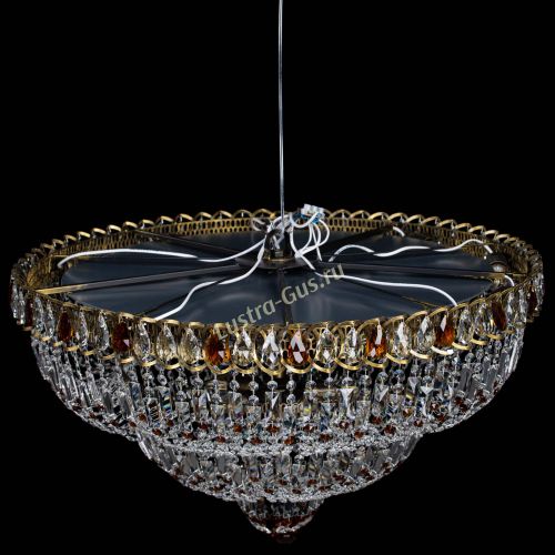 Люстра Водопад Обтикон №15 под бронзу чайная в Химках Гусь Хрустальный