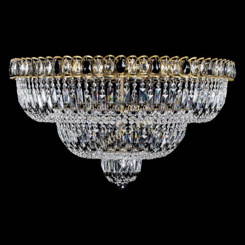 Люстра Водопад Обтикон №15 под бронзу черная в Химках Гусь Хрустальный