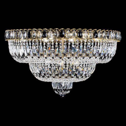 Люстра Водопад Обтикон №15 под бронзу черная в Химках Гусь Хрустальный