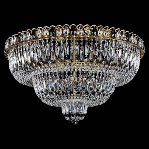 Люстра Водопад Обтикон №15 под бронзу черная в Химках Гусь Хрустальный