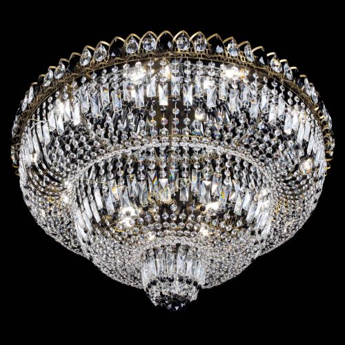 Люстра Водопад Обтикон №15 под бронзу черная в Химках Гусь Хрустальный