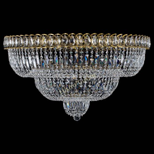 Люстра Водопад Обтикон №15 под бронзу в Химках Гусь Хрустальный