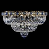 Люстра Водопад Обтикон №15 под бронзу синяя в Химках